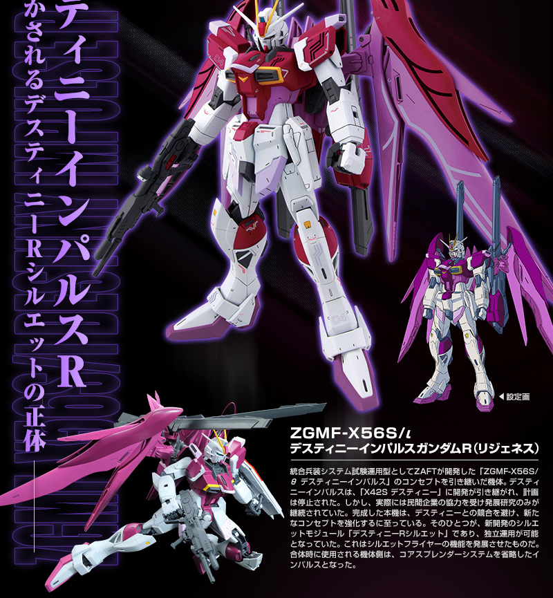 Premium Bandai Mg 1 100 Destiny Impulse Gundam R Regenes Zgmf X56s Seed Astray R Ebay
