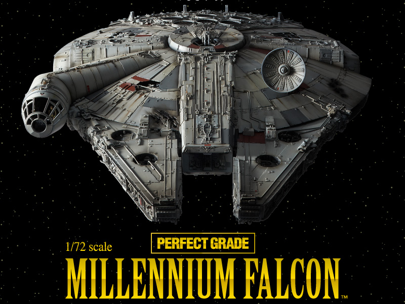 スター・ウォーズ』より1.7mサイズ撮影用モデルを再現した「1/72 ミレニアム・ファルコン」がPG（パーフェクトグレード）で登場！近日予約受付開始！  : こーのーどちゃかてきんL -立体版-