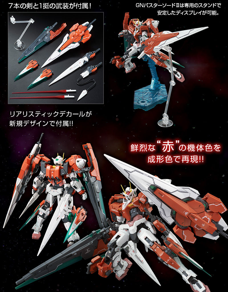 RG 1/144 GN-0000GNHW/7SGD2 00 Gundam Seven Sword/Gun Inspection