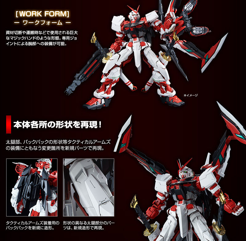 PG 1/60 MBF-P02KAI Gundam Astray Red Frame Kai