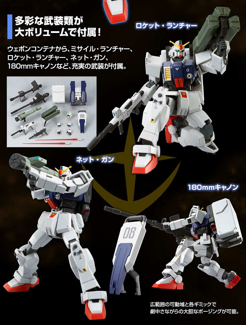 HGUC-Revive- 1/144 RX-79[G] Gundam Ground Type(Parachute Pack Unit)