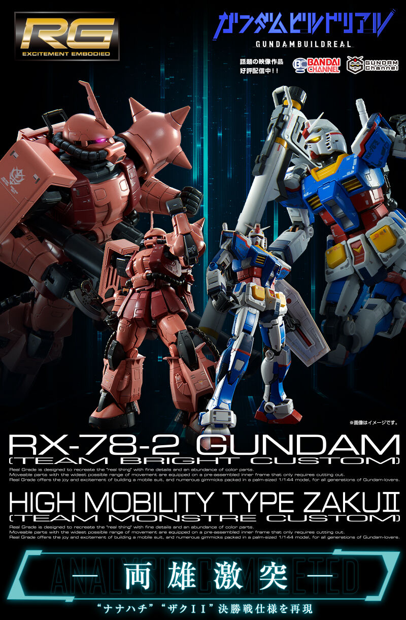RG 1/144 MS-06R-1A ZakuⅡ High Mobility Type(Team Monstor Custom)
