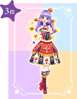 3位 スノープリンセスコーデ