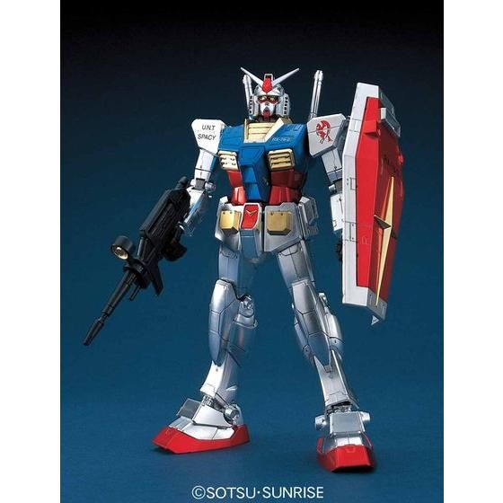 白木/黒塗り MG ガンダム RX-78 GP02A 1/100 コーティングバージョン