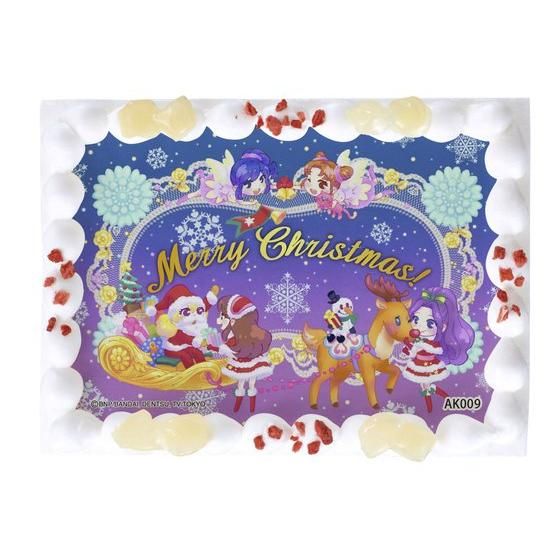 キャラデコプリントケーキ クリスマス アイカツ グッズ データカードダス アイカツ