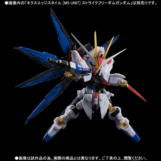 NX Edge Style(MS Unit) NX-EX Option set for ZGMF-X20A Strike Freedom Gundam + ZGMF-X42S Destiny Gundam
