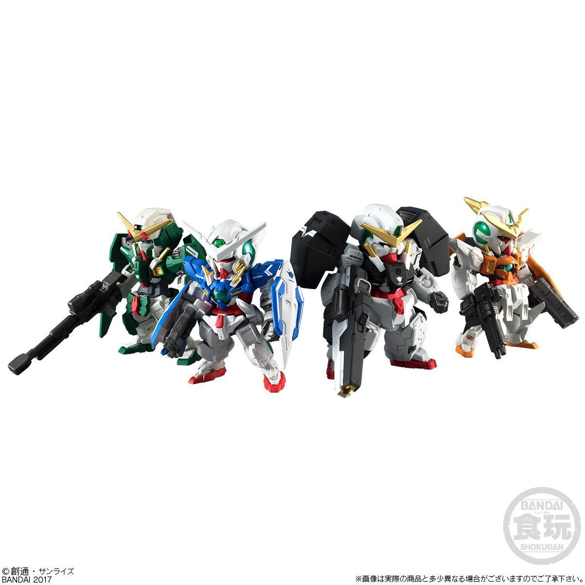 FW Gundam Converge:Core No.09 Mobile Suit Gundam 00 10th Anniversary set