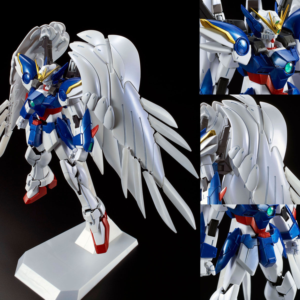 MG 1/100 XXXG-00W0 Wing Gundam Zero(Endless Waltz) + Drei Zwerg(Special Coating)