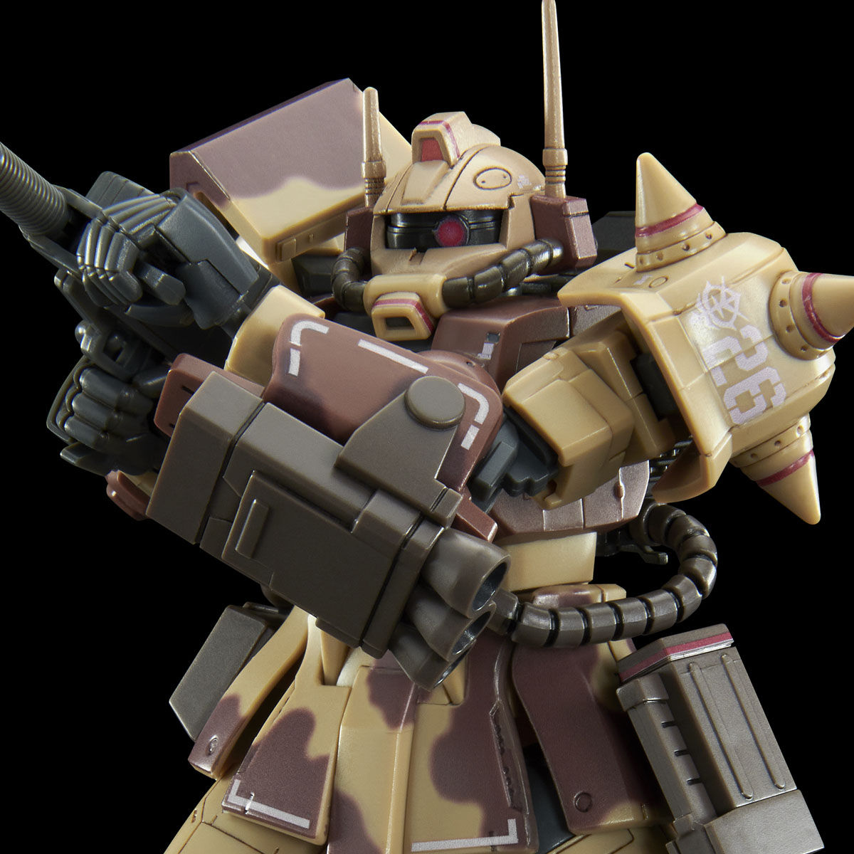 HGGTO 1/144 MS-06D Zaku Desert Type(Double Antenna Gundam The Origin Ver.)