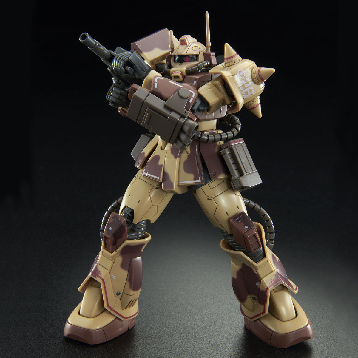 HGGTO 1/144 MS-06D Zaku Desert Type(Double Antenna Gundam The Origin Ver.)