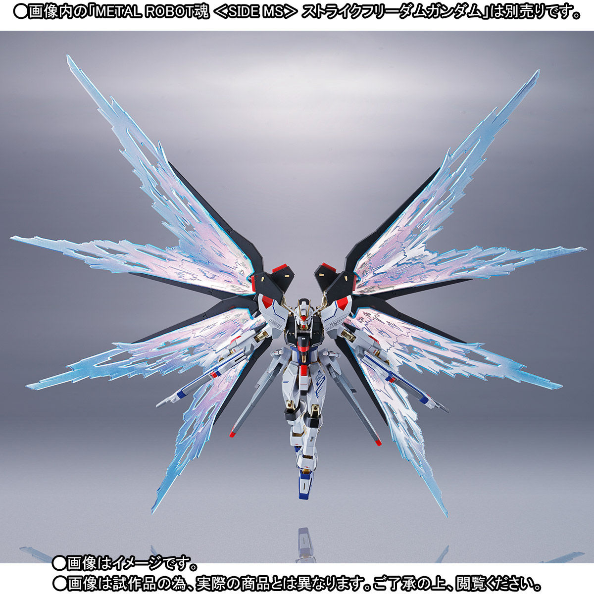 Metal Robot Spirits(Side MS) Wing of Light + Hi-Mat Full Burst Effect set for ZGMF-X20A Strike Freedom Gundam