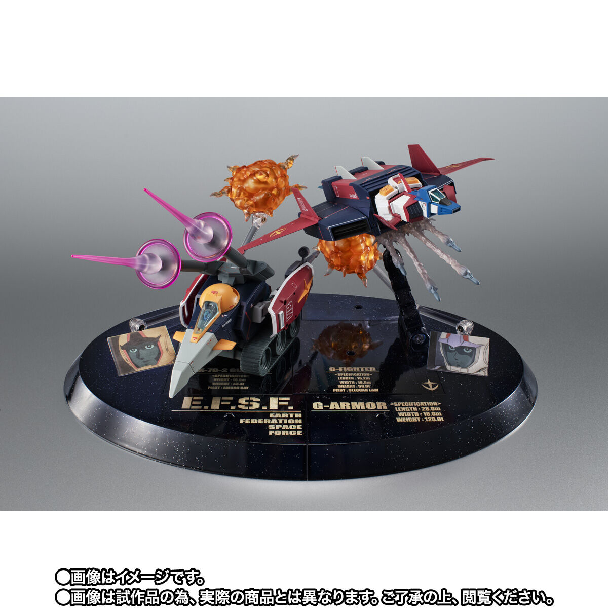 Robot Spirits(Side MS) R-SP RX-78-2 Gundam + FF-X7 Core Fighter + G-Fighter ver. A.N.I.M.E.～Mobile Suit Gundam 45th Anniversary～