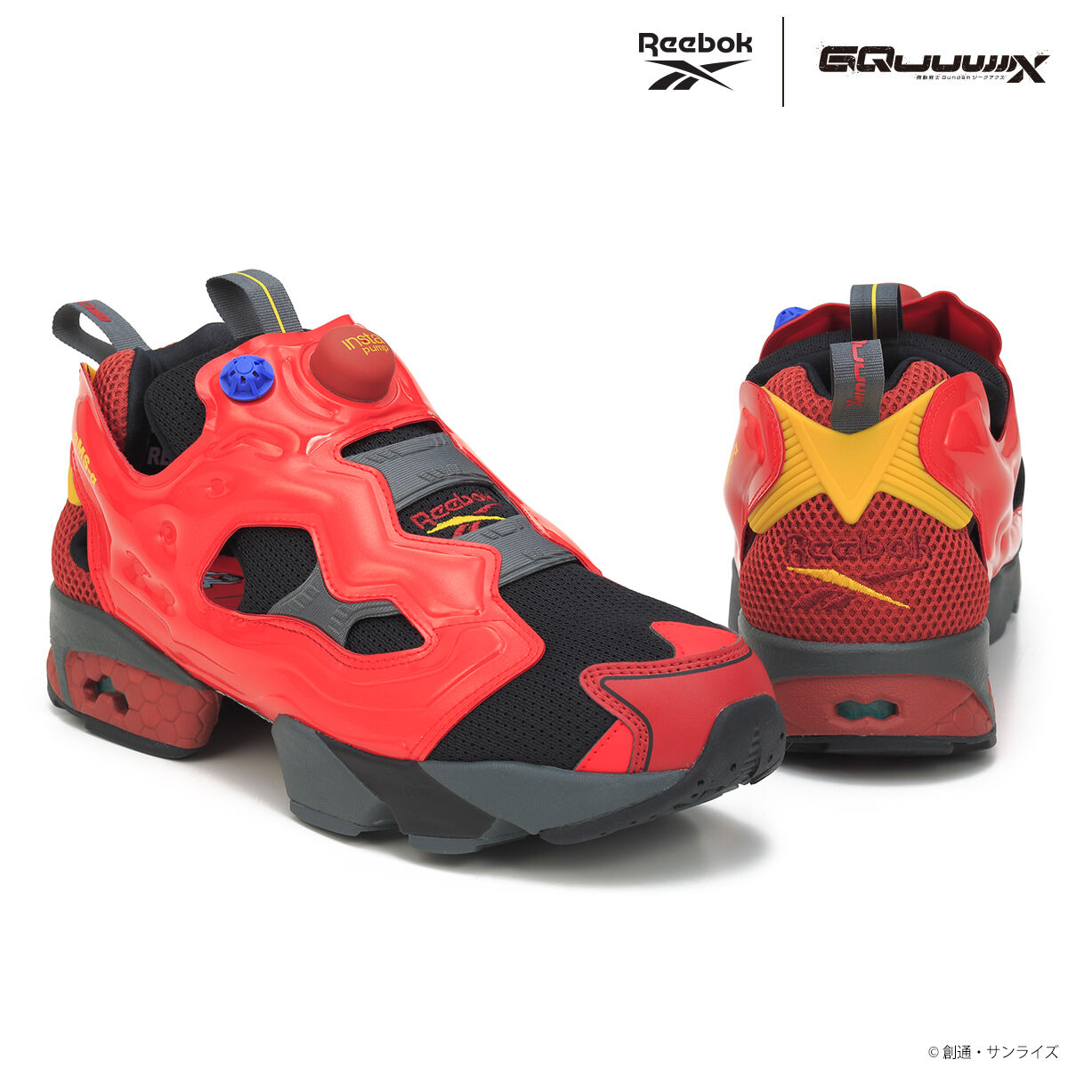 STRICT-G × Reebok Instapump Fury 94 Mobile Suit Gundam Seed Freedom gMS-α Red Gundam