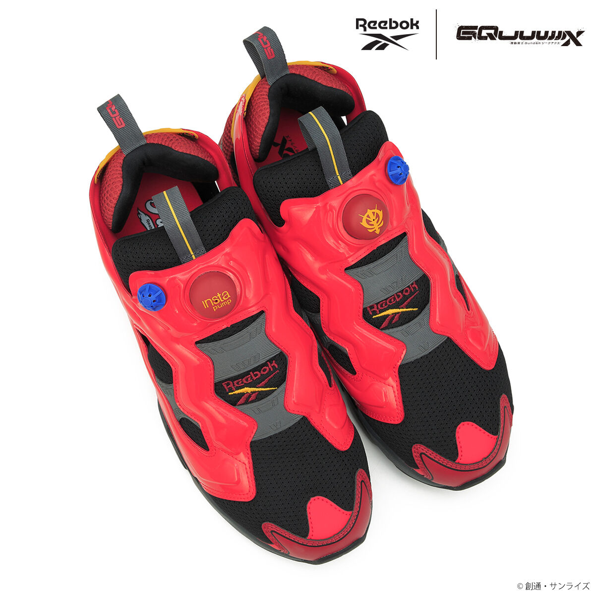 STRICT-G × Reebok Instapump Fury 94 Mobile Suit Gundam Seed Freedom gMS-α Red Gundam