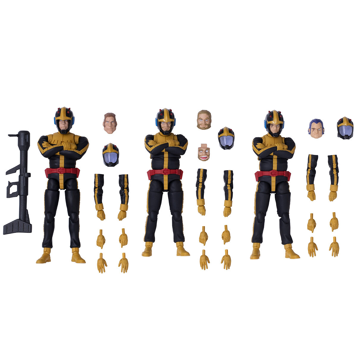 Megahobby Gundam Military Generation Collection EX 1/18 Gaia + Ortega + Mash(Normal Suit)(Mobile Suit Gundam)