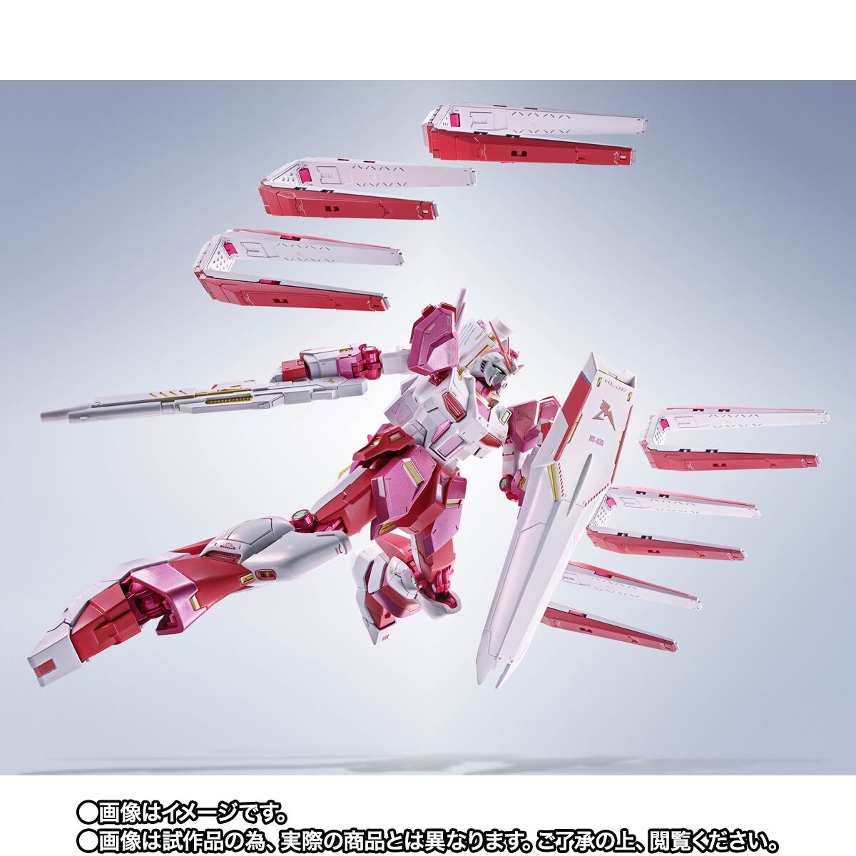 Metal Robot Spirits(Side MS) MS-035 Nu Gundam(Sakura Miko color)