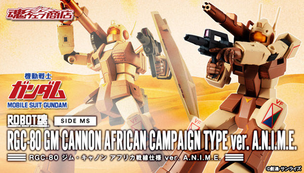 Robot Spirits(Side MS) R-SP RGC-80 Gundam type Mass-production model Cannon(African Campaign Type) ver. A.N.I.M.E.