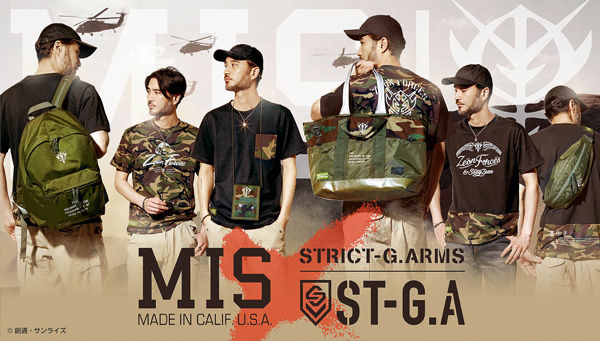 Strict-G.Arms×LA Multi Pocket Tote Zeon Forces(Mobile Suit Gundam)