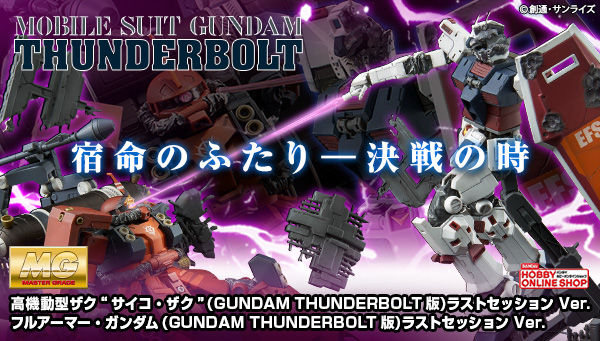 MG 1/100 MS-06R Zaku Ⅱ High Mobility Type Psycho Zaku(Gundam Thunderbolt Last Session)