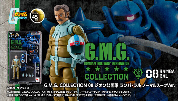 Megahobby Gundam Military Generation Collection 08 1/18 Ramba Ral(Normal Suit)(Mobile Suit Gundam)