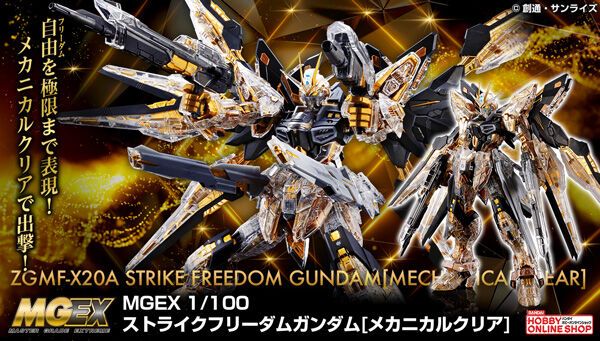 MG Extreme 1/100 ZGMF-X20A Strike Freedom Gundam(Mechanical Clear)