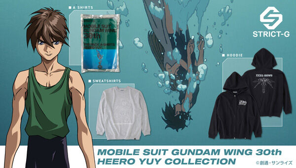 Strict-G New Mobile Report Gundam Wing The Pack A-Shirts of Heero Yuy