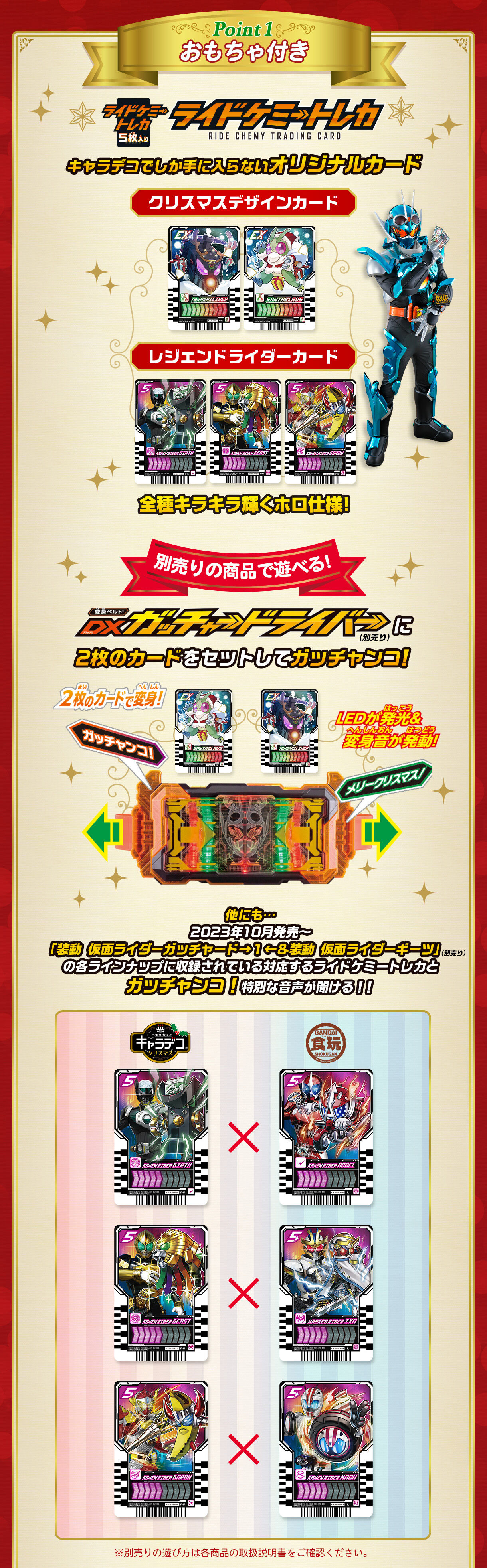 特典あり】キャラデコクリスマス 仮面ライダーガッチャード(5号サイズ