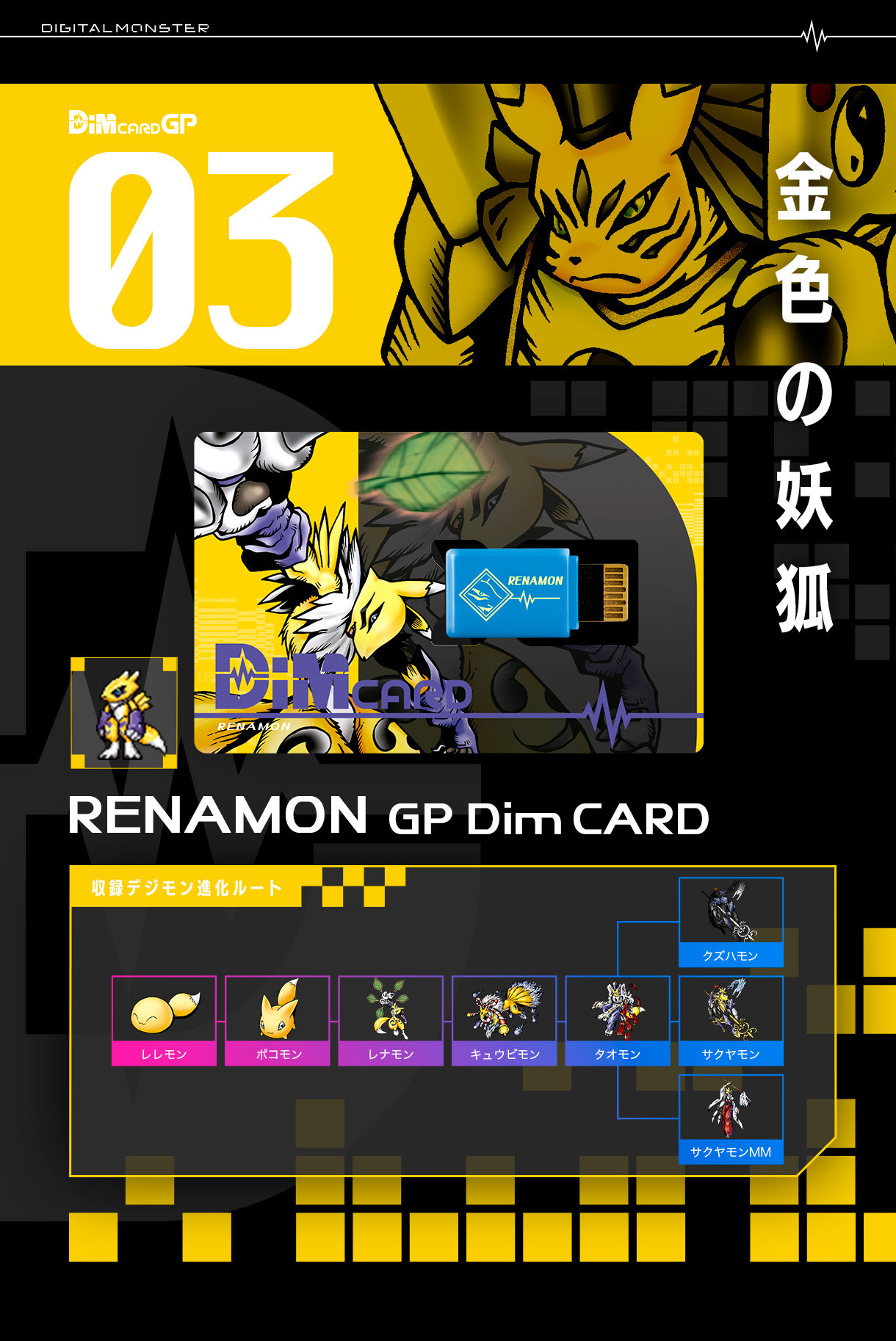 Dimカード GP vol.01 デジモンテイマーズ　3種