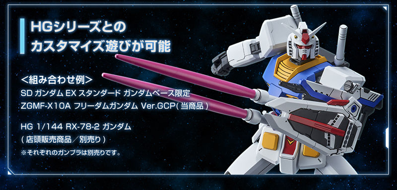 SD Gundam EX-Standard ZGMF-X10A Freedom Gundam(Gundam China Project)