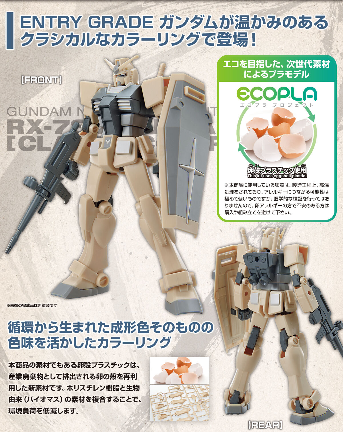 ガンダム プラモデル 未完成品 エコ - プラモデル