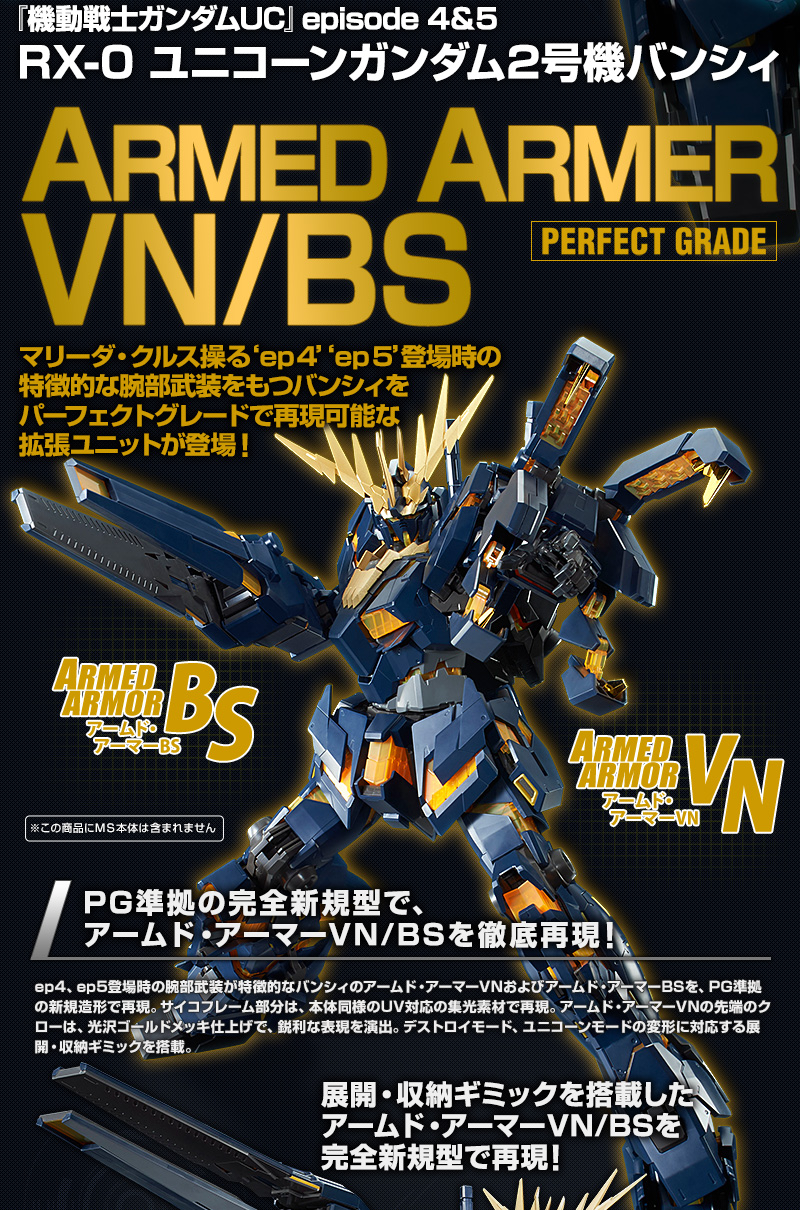 PG 1/60 拡張ユニット アームド・アーマーVN/BS - www.macaluminio.com