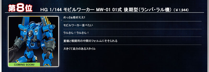 8ʁ@HG 1/144 r[J[ MW-01 01 ^ioE@)