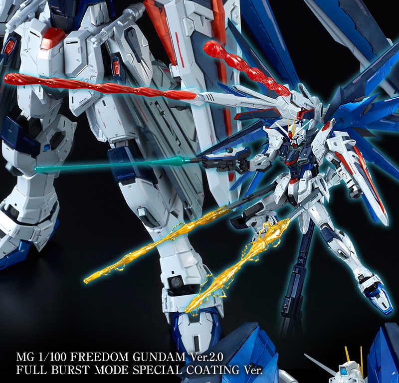 MG 1/100 ZGMF-X10A Freedom Gundam Ver.2.0(Full Burst Mode Special Coating)