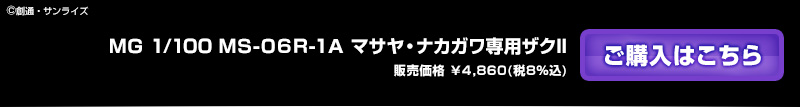 史上最も激安 プレミアムバンダイ Mg 1 100 Ms 06r 1a ザク マサヤ ナカガワ専用機 再販予定無し 人気トレンド Pegasusarabians Com