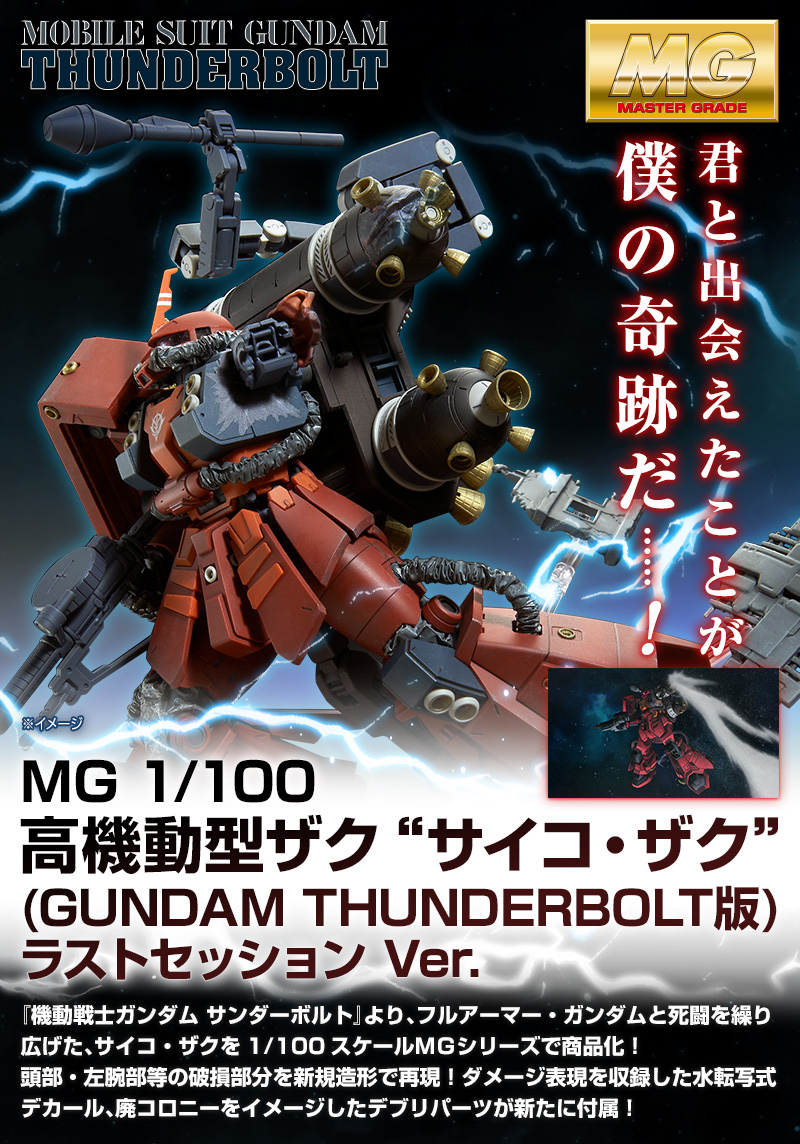 MG MS-06R 高機動型ザク ”サイコ・ザク”（GUNDAM THUNDERBOLT版