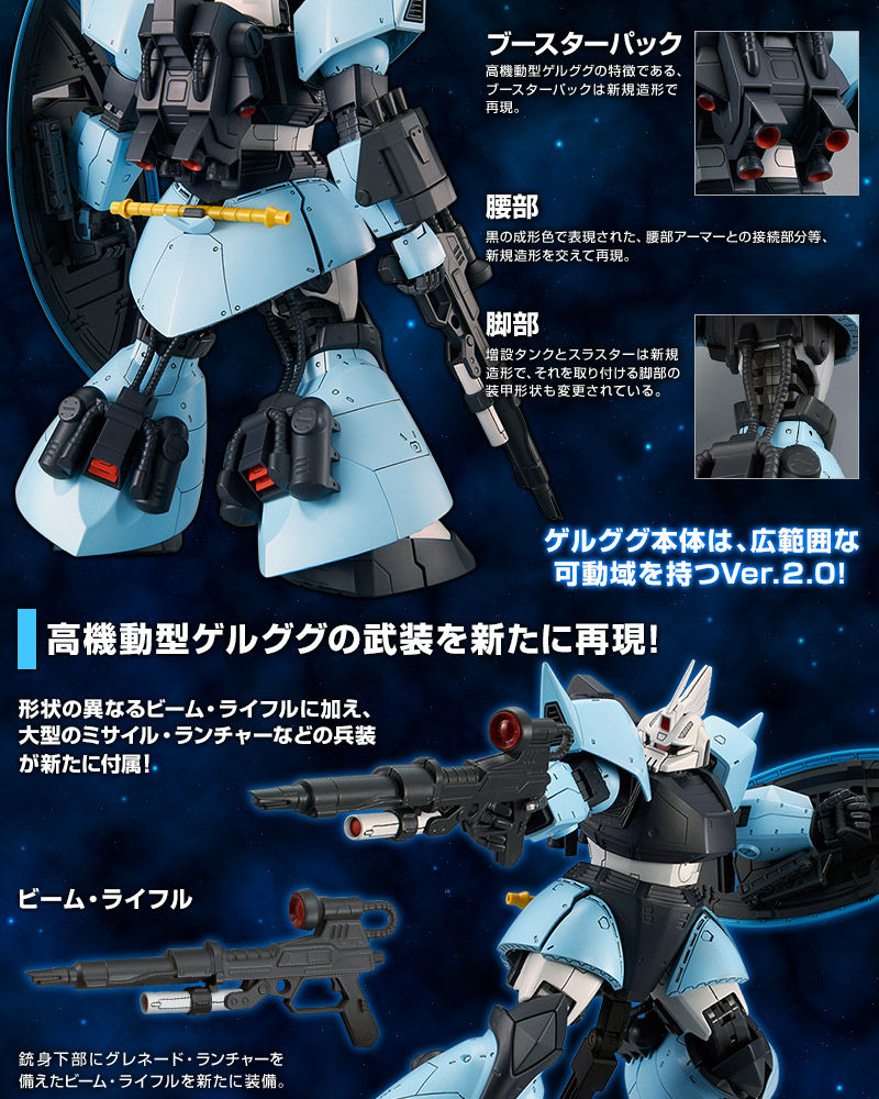 MG 1/100 MS-14B ユーマ・ライトニング専用高機動型ゲルググ MG 1/100 MS-14B ユーマ・ライトニング専用高機動型ゲルググ