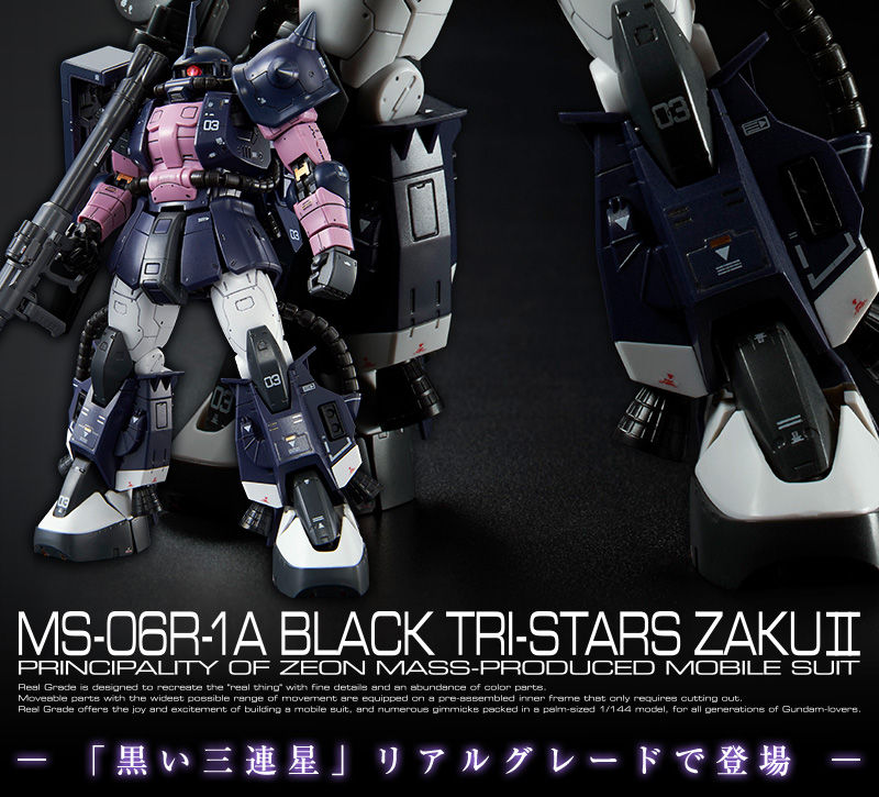 ＲＧ 1/144 MS-06R-1A 黒い三連星専用ザクⅡ