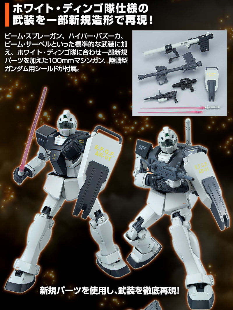 ＭＧ 1/100 ジム （ホワイト・ディンゴ隊仕様）｜プレミアムバンダイ 