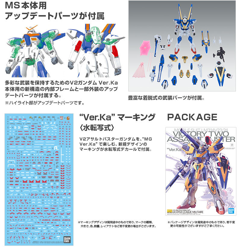 MG 1/100 LM314V23/24 Victory Two Assault Buster Gundam Ver.Ka