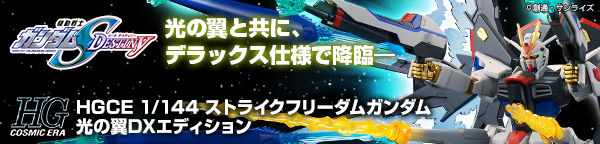 HGCE 1/144 ストライクフリーダムガンダム 光の翼DXエディション【再販】【３次：２０１９年１２月発送】 | 機動戦士ガンダムSEED  DESTINY フィギュア・プラモデル・プラキット | アニメグッズ ・おもちゃならプレミアムバンダイ｜バンダイナムコグループの公式通販サイト