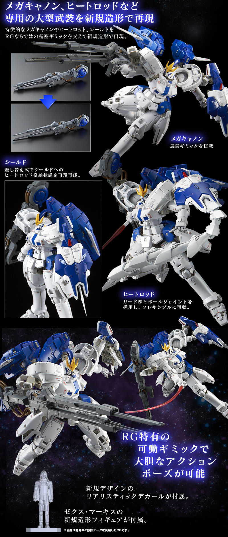 ☆1/144 RG トールギス ヒートランス装備 改造完成品-