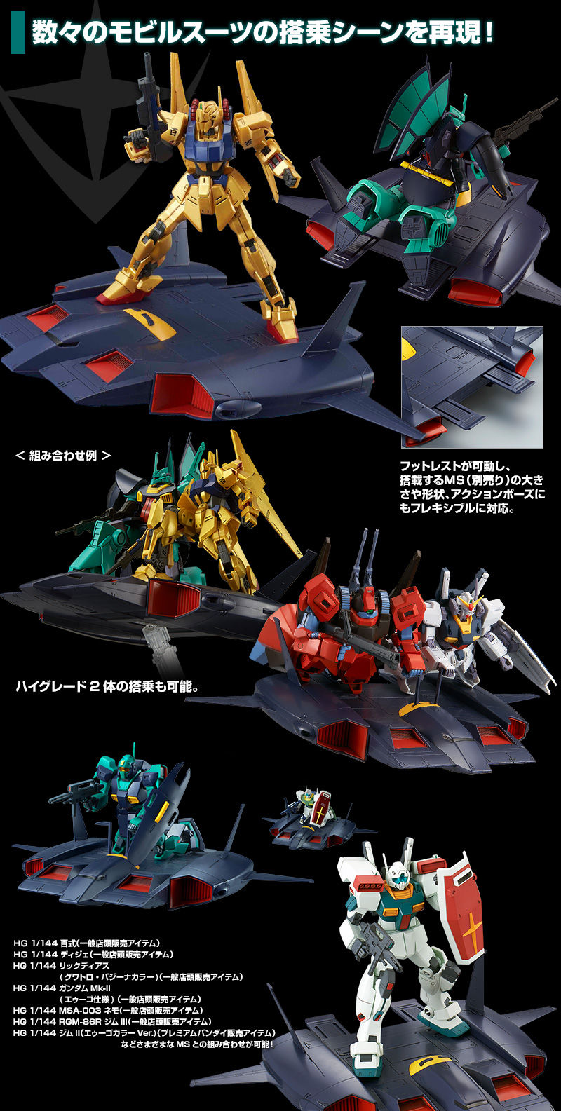 HGUC 1/144 Sub Flight System Dodai Kai