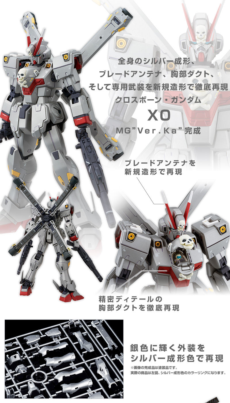 バンダイ MG 1/100 クロスボーンガンダム X0 Ver.Ka-