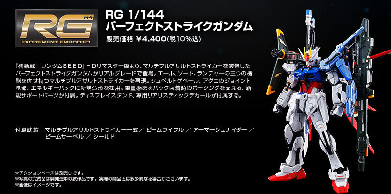 時間指定不可】 RG 1/144パーフェクトストライクガンダム PERFECT 