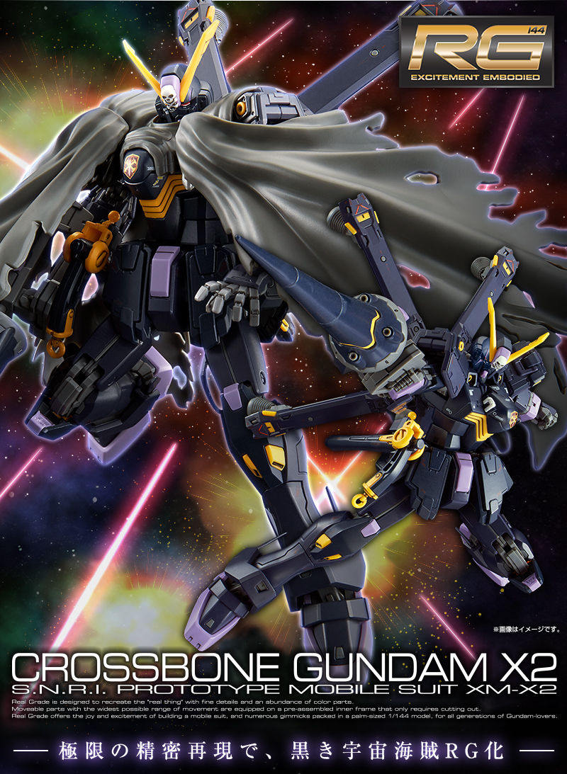 【未組立】RG クロスボーン・ガンダムX2