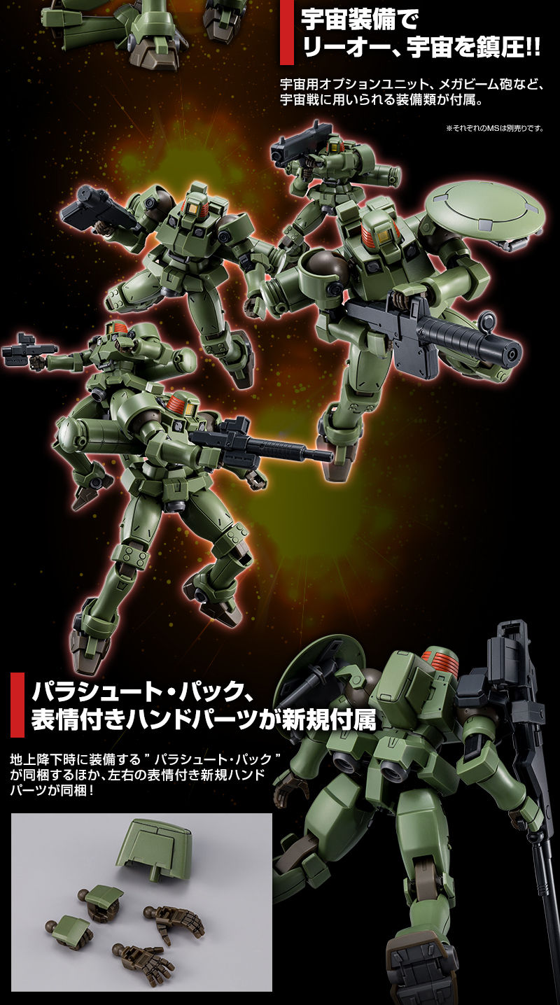 HGAC 1/144 OZ-06MS Leo(Full Weapon set)