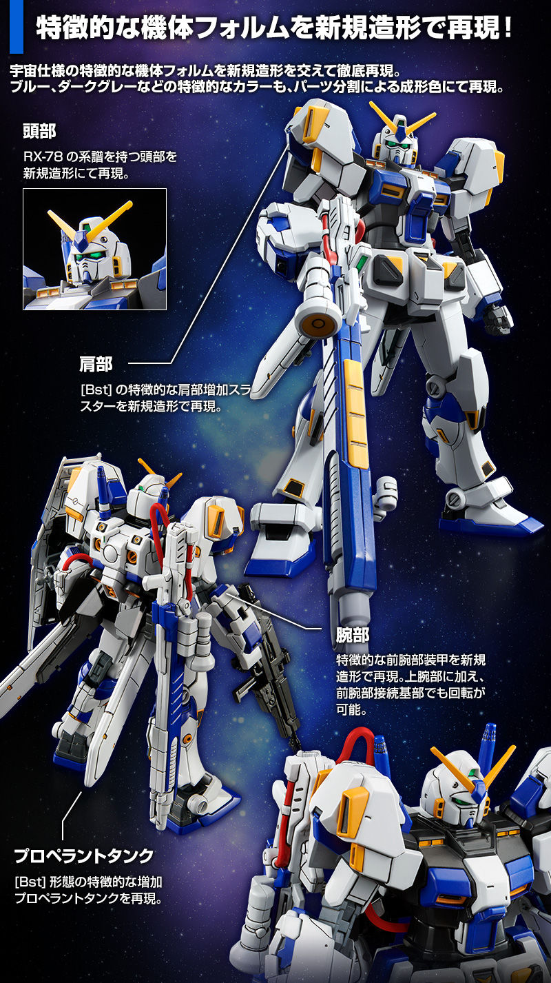 HGUC 1/144 RX-78-4[Bst] Gundam 4th Bst