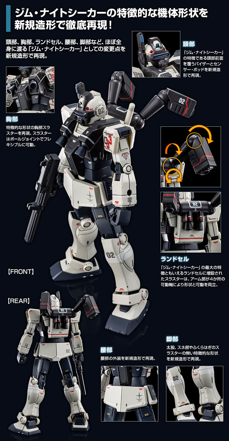HGGTO 1/144 RGM-79V GM Nightseeker(Gundam The Origin)