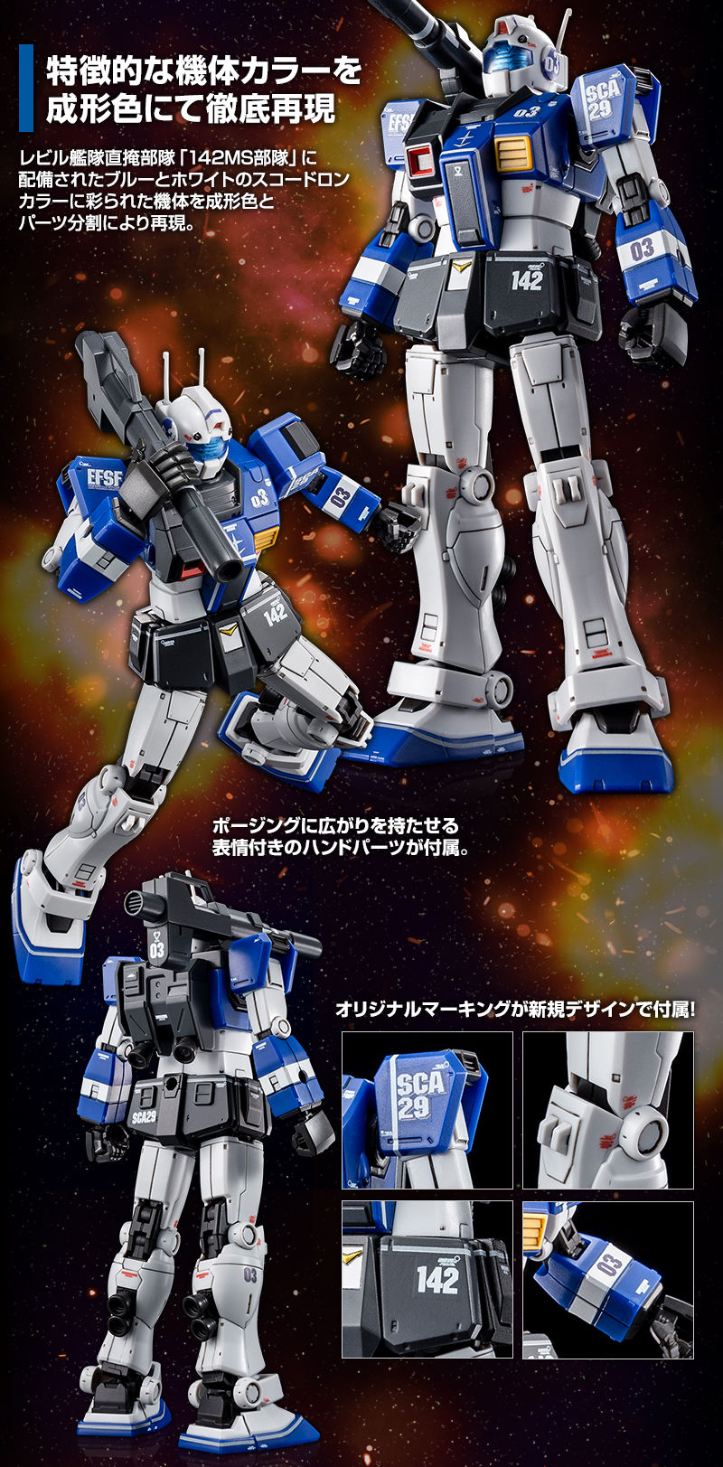 ＨＧ 1/144 ジム・キャノン（ロケット・バズーカ装備）｜プレミアム