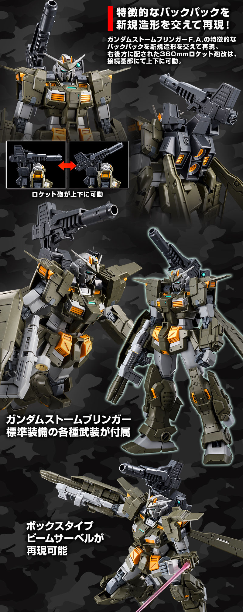 BANDAI - MG 1/100 ガンダム ストームブリンガー F.A プレバン限定の+